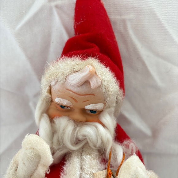 Lot/3 Vintage Christmas Santa Rubber Face Doll plus Brown Bear and Sheep… - Picture 9 of 16